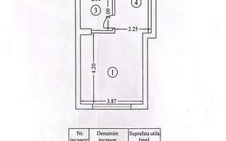 Garsonieră Damaroaia | 36 mp | demisol | investiție - Poză 12