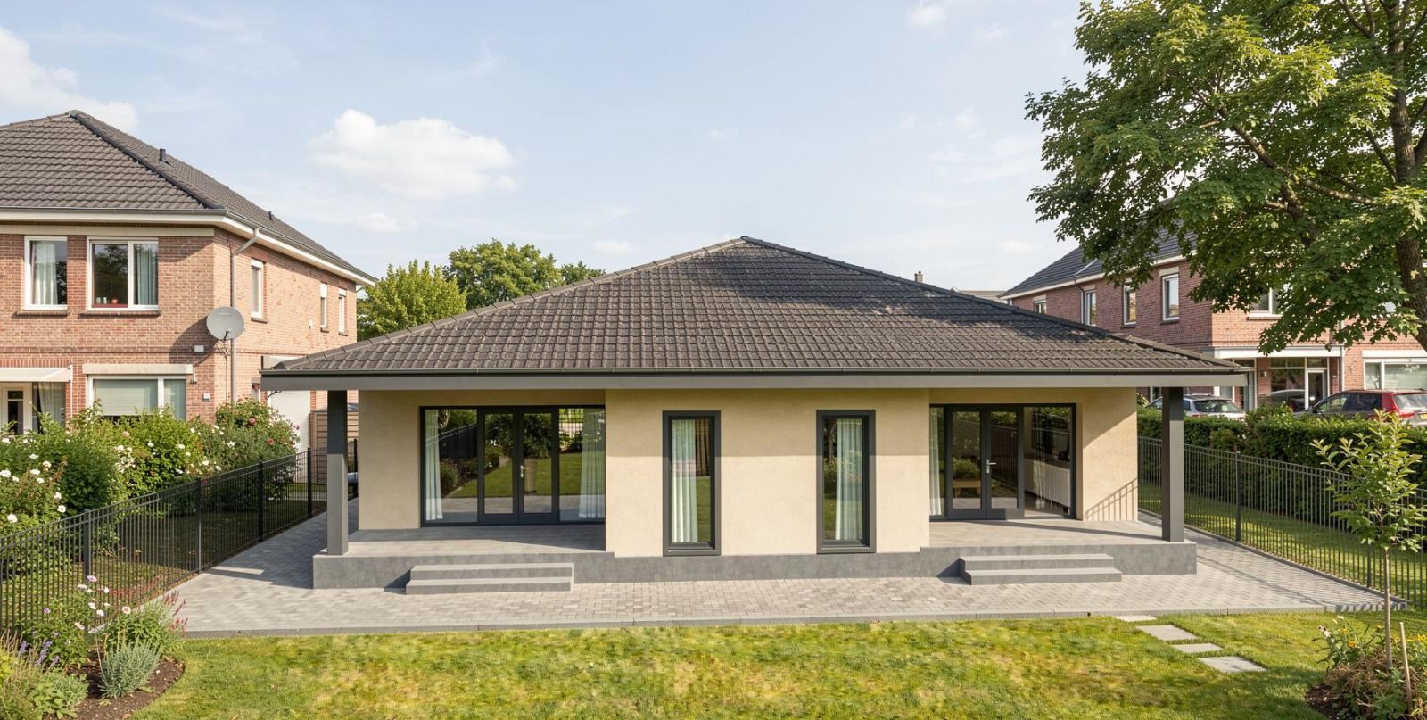 1/2 Duplex Becicherecu Mic,Parter+Pod,3 Camere,Zid Dublu,Terasa Acoperita - Poză 3