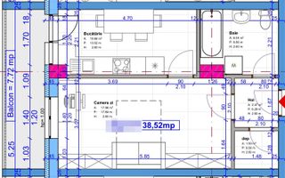 Apartamente cu o camera/38.5 mp/imobil NZEB. - Poză 3