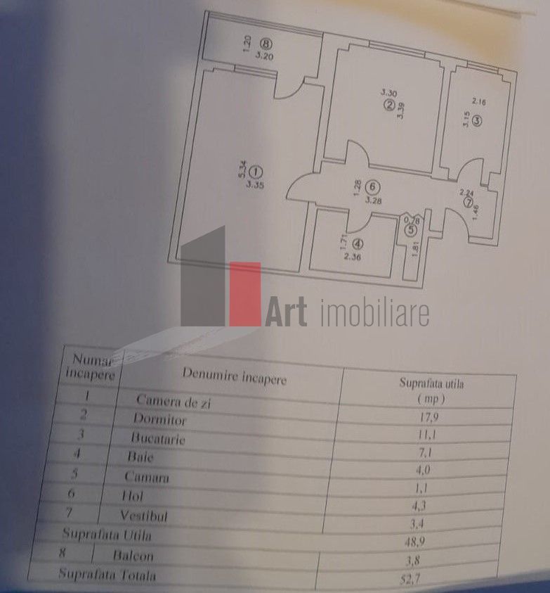 2 camere Turda - parcul Regina Maria - Poză 6