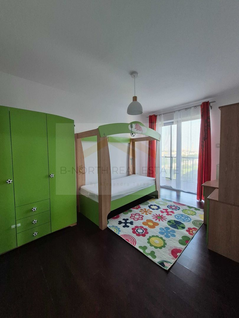 Apartament de închiriat 3 camere Asmita Gardens | 100 mp | Etaj 12 | Parcare - Poză 6