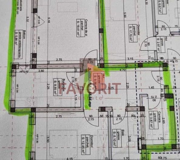 Apartamnet 2 camere decomandat + dressing | 59mp | Giroc - Poză 7