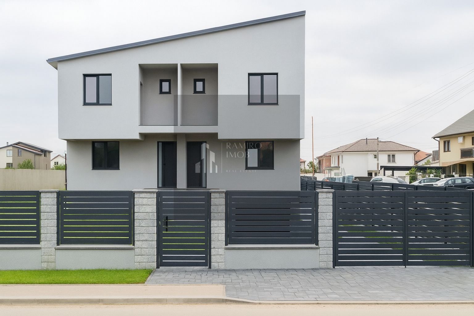 DUPLEX D+P+1 CU GARAJ SUBTERAN DE 60 MP – TEREN 241 MP – BRAGADIRU - Poză 1