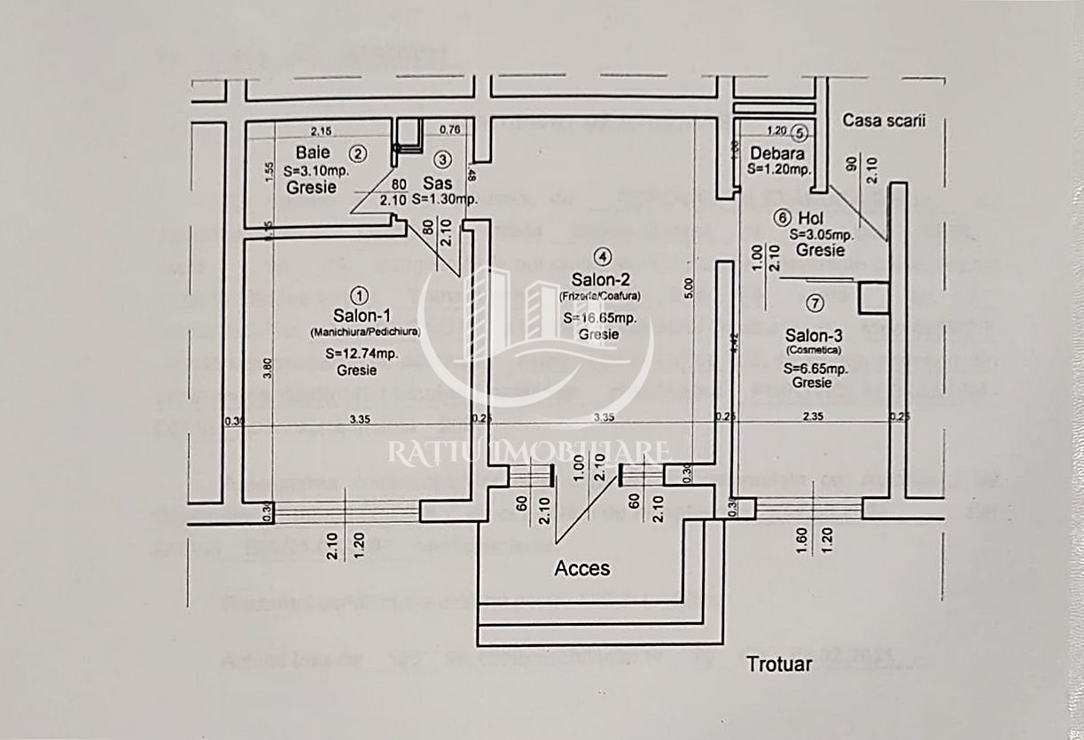 Spatiu comercial + afacere la cheie | Transilvaniei | Rogerius | Oradea - Schiță 13