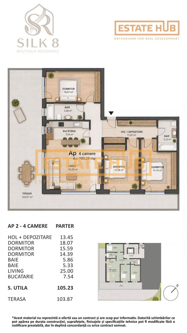 Apartament de 4 camere pe strada Dorobanților, zona Mărăști, 0% Comision - Poză 2