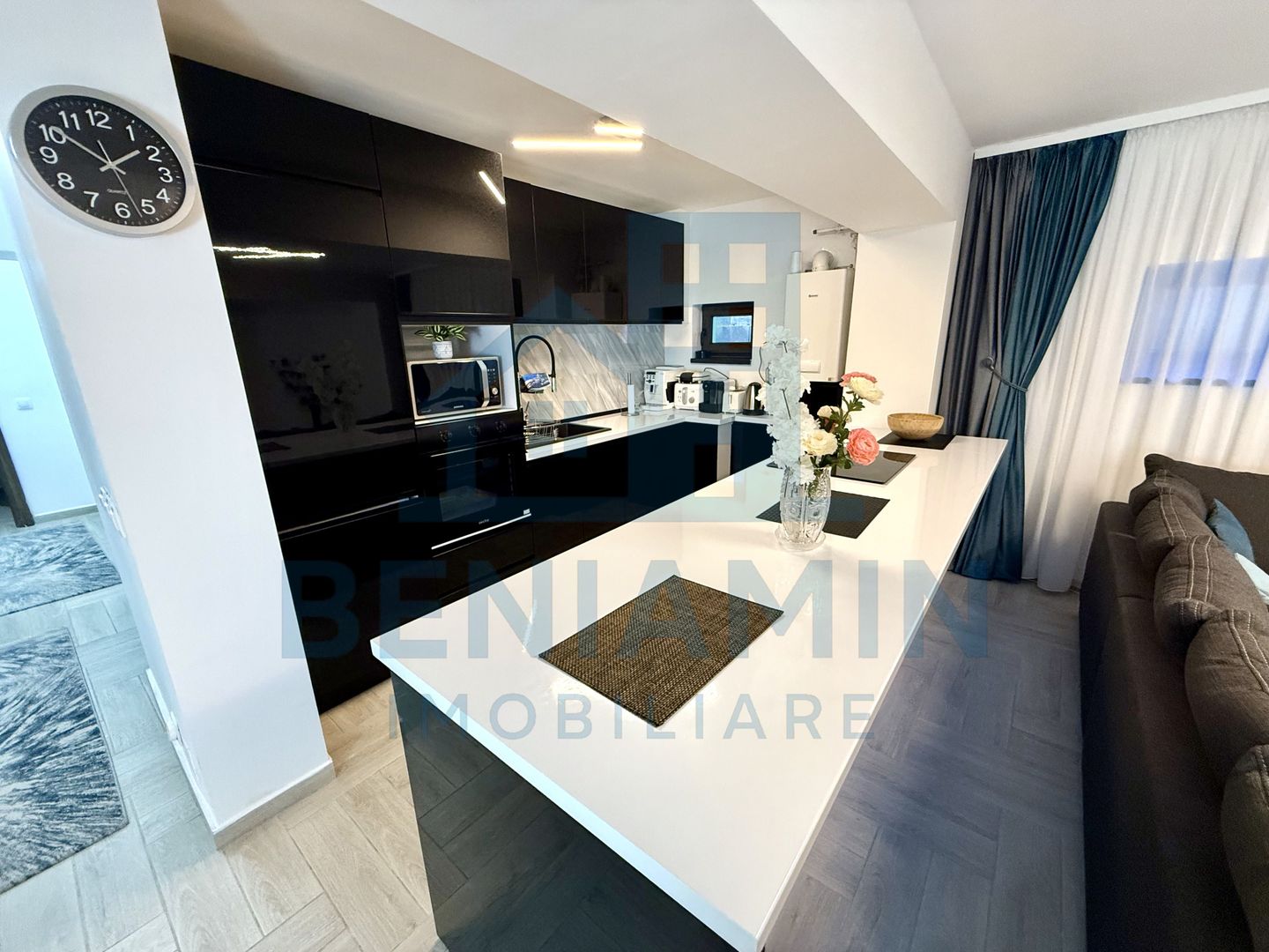 3 camere - 92mp - 2017 -mobilat -utilat - centrala - Gradina Botanica - Poză 3