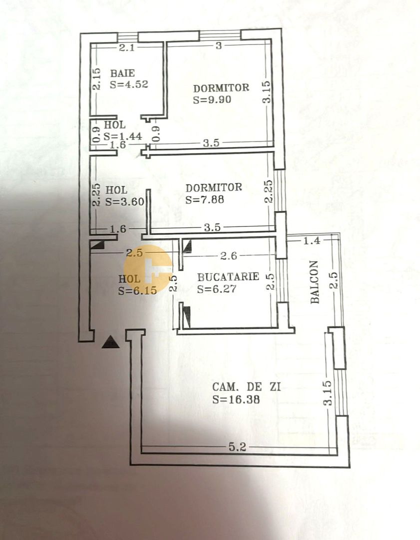 Nicolina 1 - Apartament cu 3 Camere Decomandat - Bloc 1981 - Poză 11