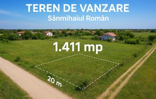 COMISON 0% | Teren intravilan - Sanmihaiul Român