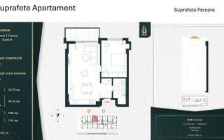 Apartament 2 camere LUX | Vedere Lac | Parcare | BHB | 265 000 + TVA - Poză 17