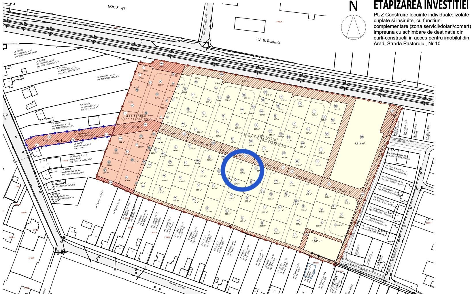 Super teren intravilan cu 2 fronturi in Micalaca Parcela 28 - Poză 1