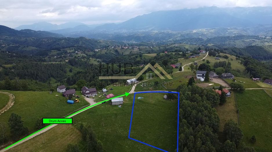 Teren Moieciu zona Pestera cu PUZ si utilitati | 4.649mp - Poză 3