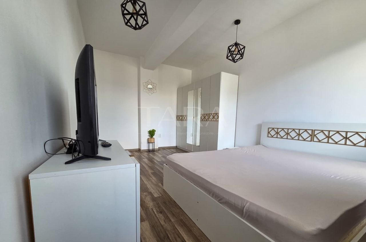 Apartament cu 2 camere utilat și mobilat, Florești, cartier Terra. - Poză 6