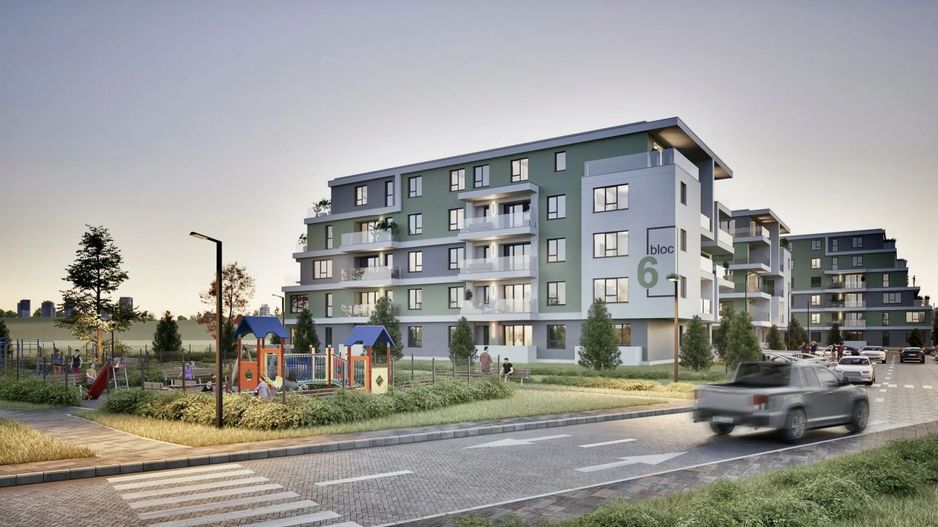 Apartament 3 camere, etaj intermediar, ansamblu nou Calea Surii Mici - Poză 8