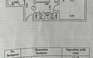 VANZARE APARTAMENT 2 CAMERE 56MP MUNCII DECEBAL GHEORGHE PETRASCU - Poză 8