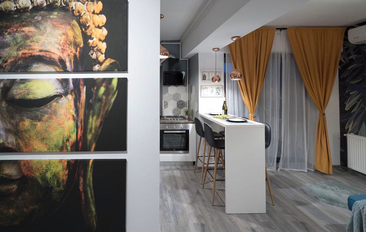 AP. 2 CAMERE UNIRII, CENTRALA PROPRIE,BUCATARIE INCHISA,MOBILAT MODERN - Poză 6