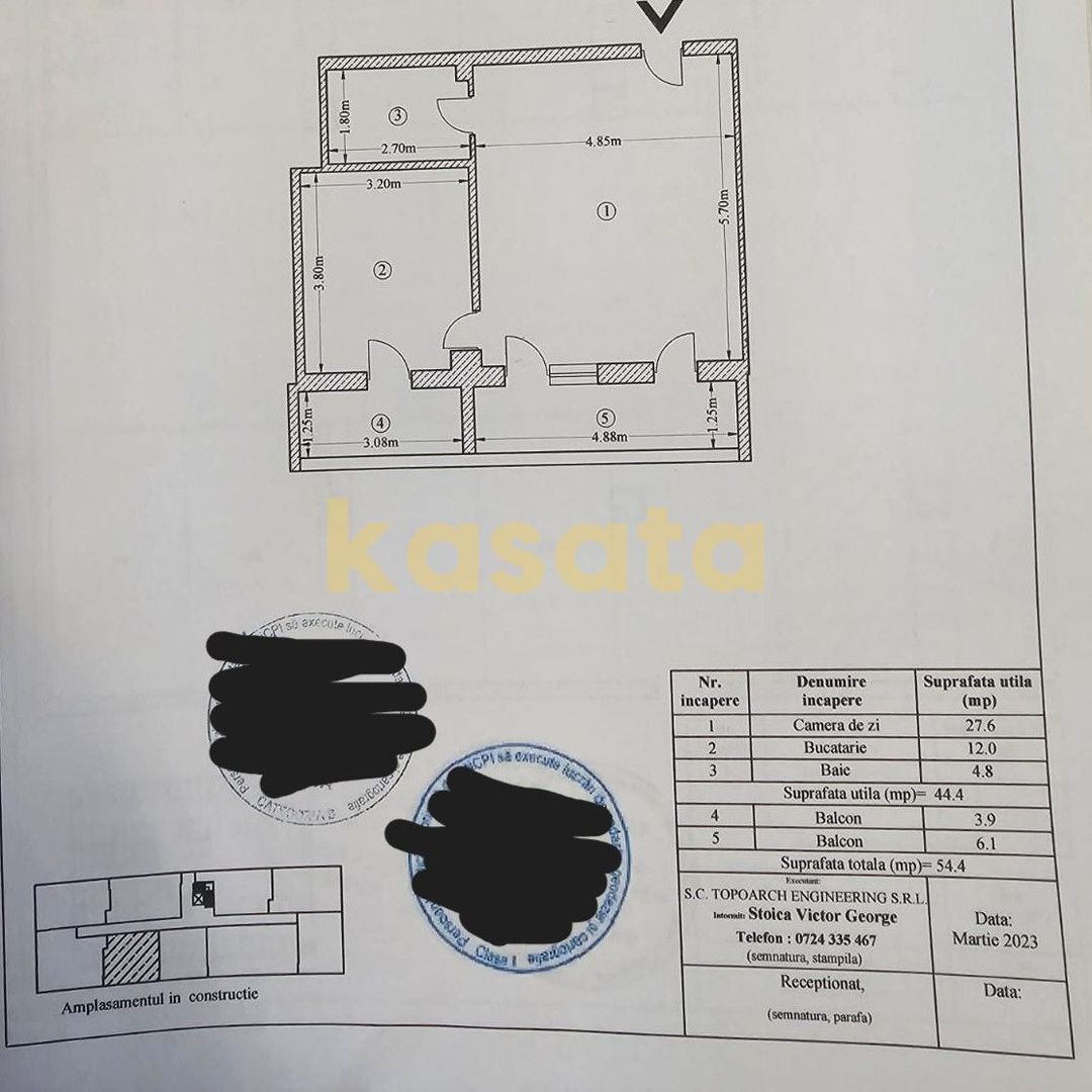 Apartament 2 Camere | Parcare subterana | Bloc Nou | Etaj Intermediar - Poză 24