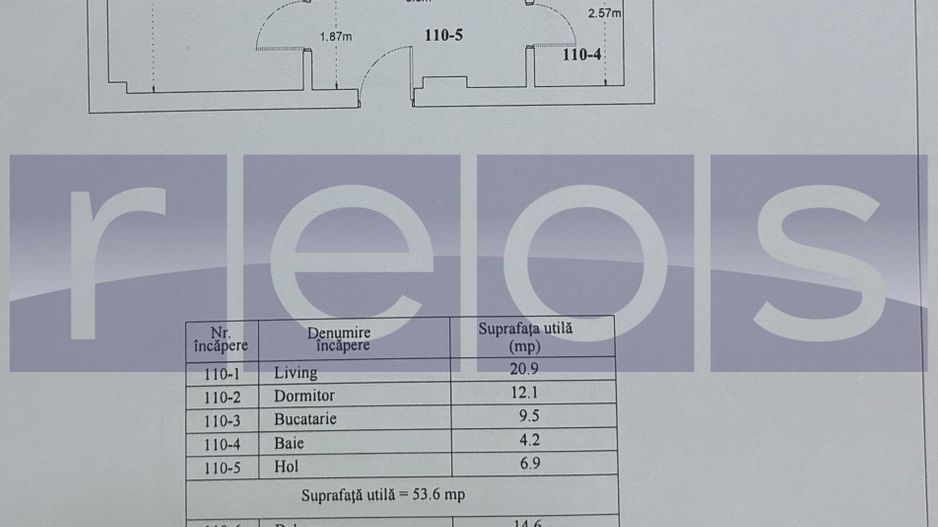 De vanzare 2 camere cu terasa generoasa | Loc de parcare | Zona Pallady - Poză 7