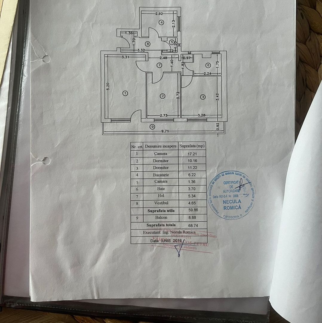 Apartament 3 camere de vanzare Romancierilor - Poză 9