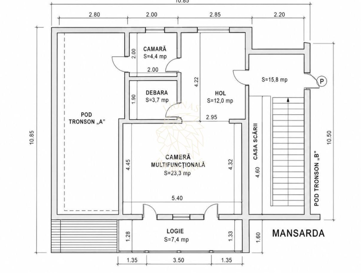 Apartament 1 camera- etaj 2 - parcare- stadiu gri- Zona Rest. Colina - Poză 5