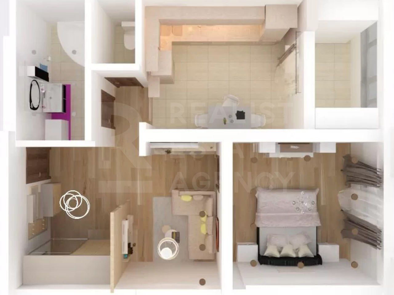 Vânzare, apartament, 2 camere, strada Nicolae Testemițeanu, Durlești - Poză 1