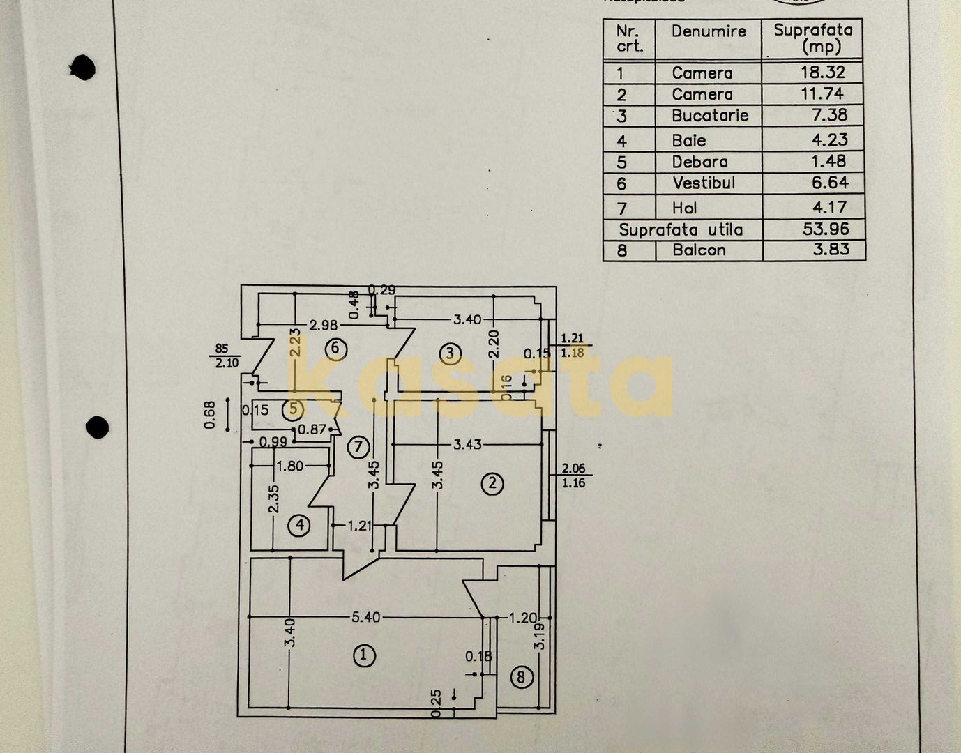 2 camere 58 MP |2 bai - Boiler| Ozana/Titan/1 Decembrie 1918| Sector3 - Poză 9