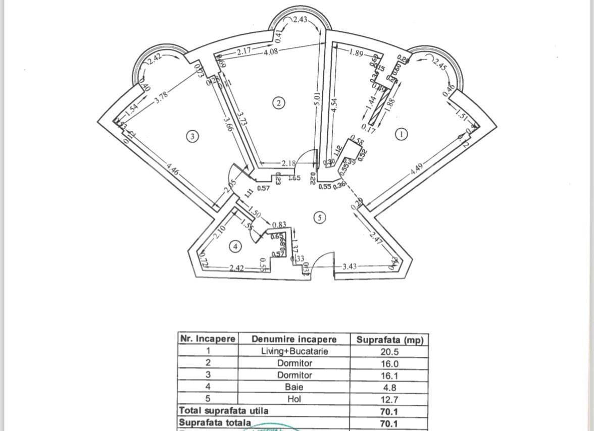 Vânzare, apartament, 3 camere, ultra-central – Piața Alba Iulia - Poză 10