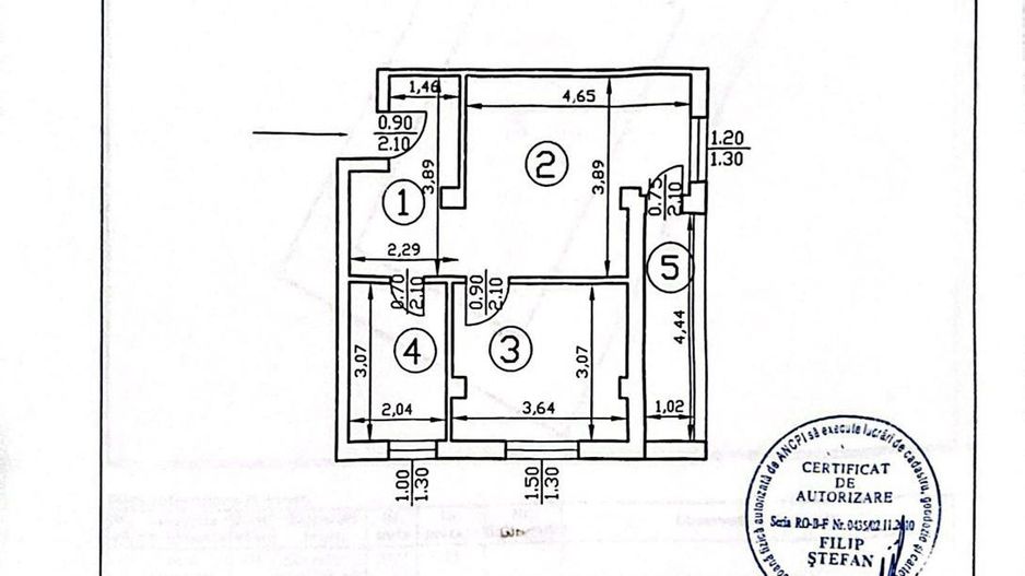 Garsoniera dubla de vânzare - Strada Triumfului Popesti Leordeni - Poză 3