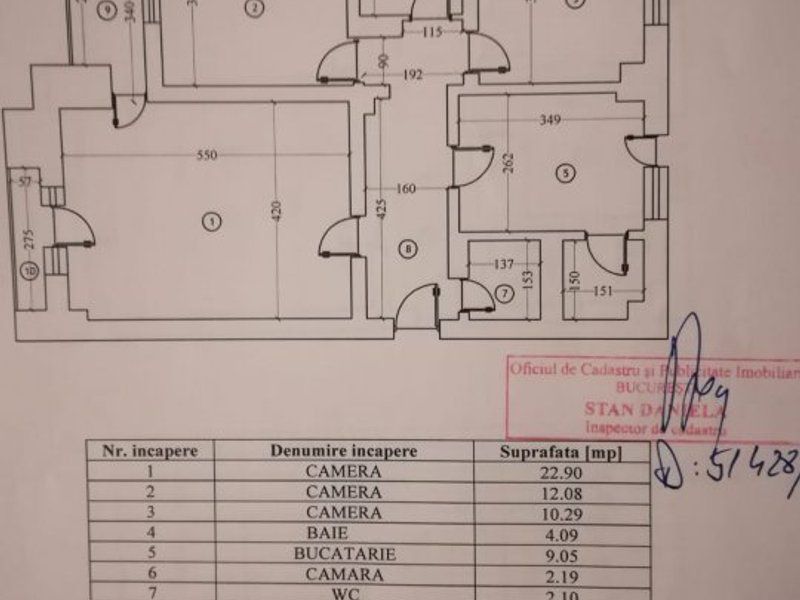 Apartament 3 camere stradal Piata Natiunile Unite - Poză 18