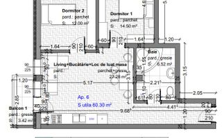 Apartament cu 3 camere, Selimbar, Sibiu - Schiță 6