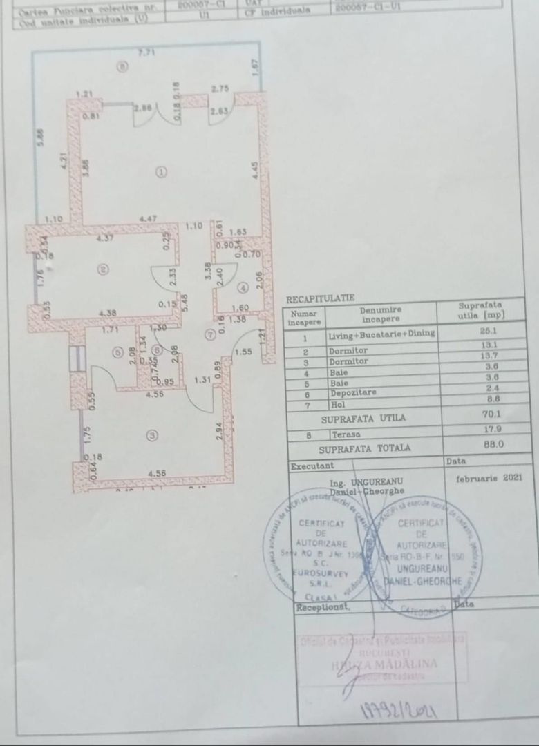 Apartament 3 camere Central District Fizicienilor Camil Ressu I.O.R. - Schiță 30