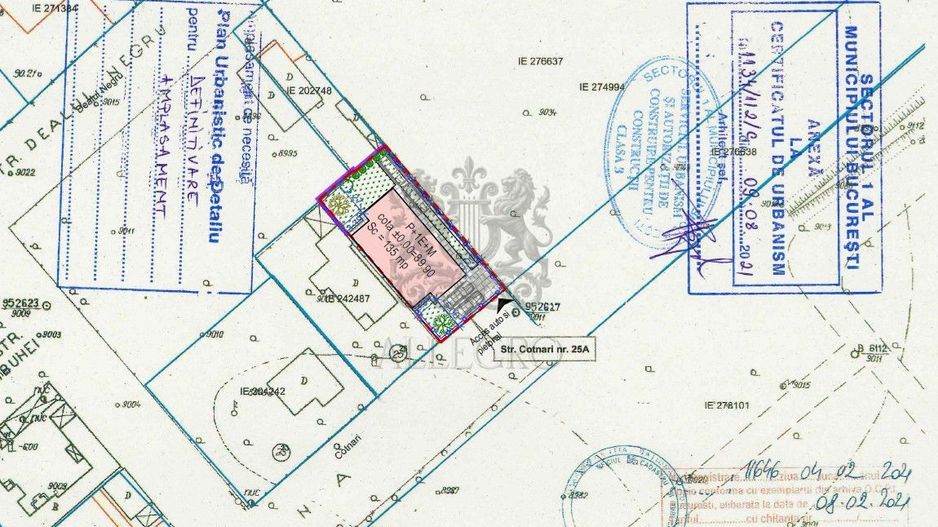 Teren Zona Straulesti | Padure  | 317 mp | PUD Emis | Proiect AC - Schiță 8