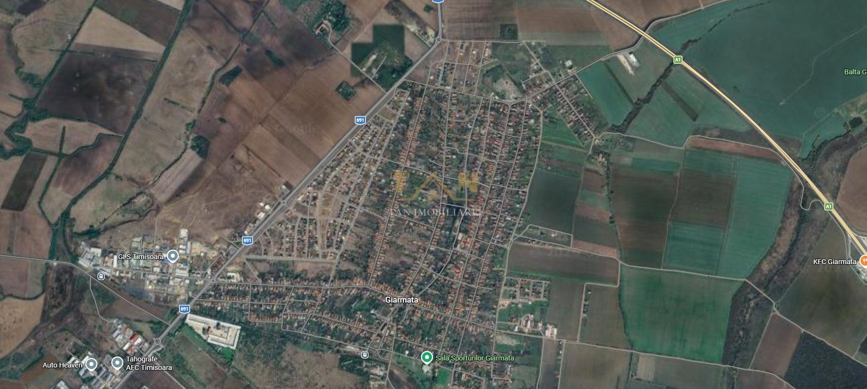 Teren industrial in apropierea de autostrada Giarmata Mare - Poză 1