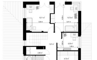 Casa individuala 500 mp Teren ZONA EL GRINGO-SIBIU - Schiță 6