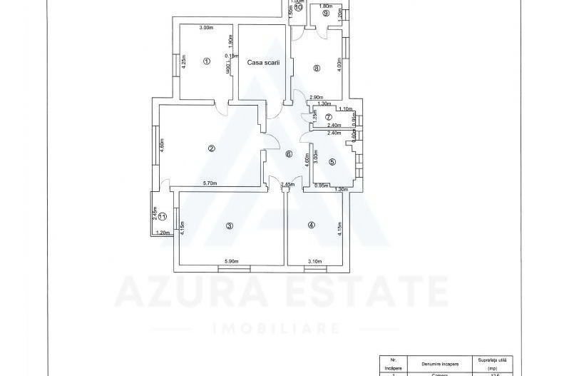 Apartament 4 camere 111 mp utili garaj si teren 458 mp zona Centrala - Poză 13