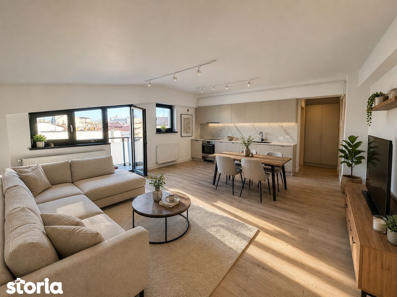 Apartament 3 camere nemobilat,nelocuit bloc nou + loc parcare - Poză 1