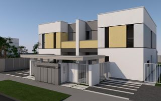 Duplex nou cu 4 camere, la stadiul de proiect-219.900€ Moșnița Nouă - Poză 1
