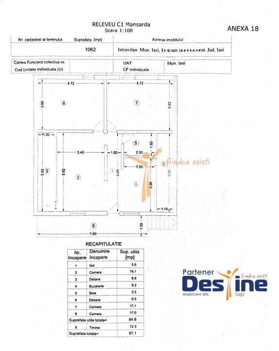 Casă individuală P+M, 164 mp utili + 1062 mp teren, COPOU - Poză 3