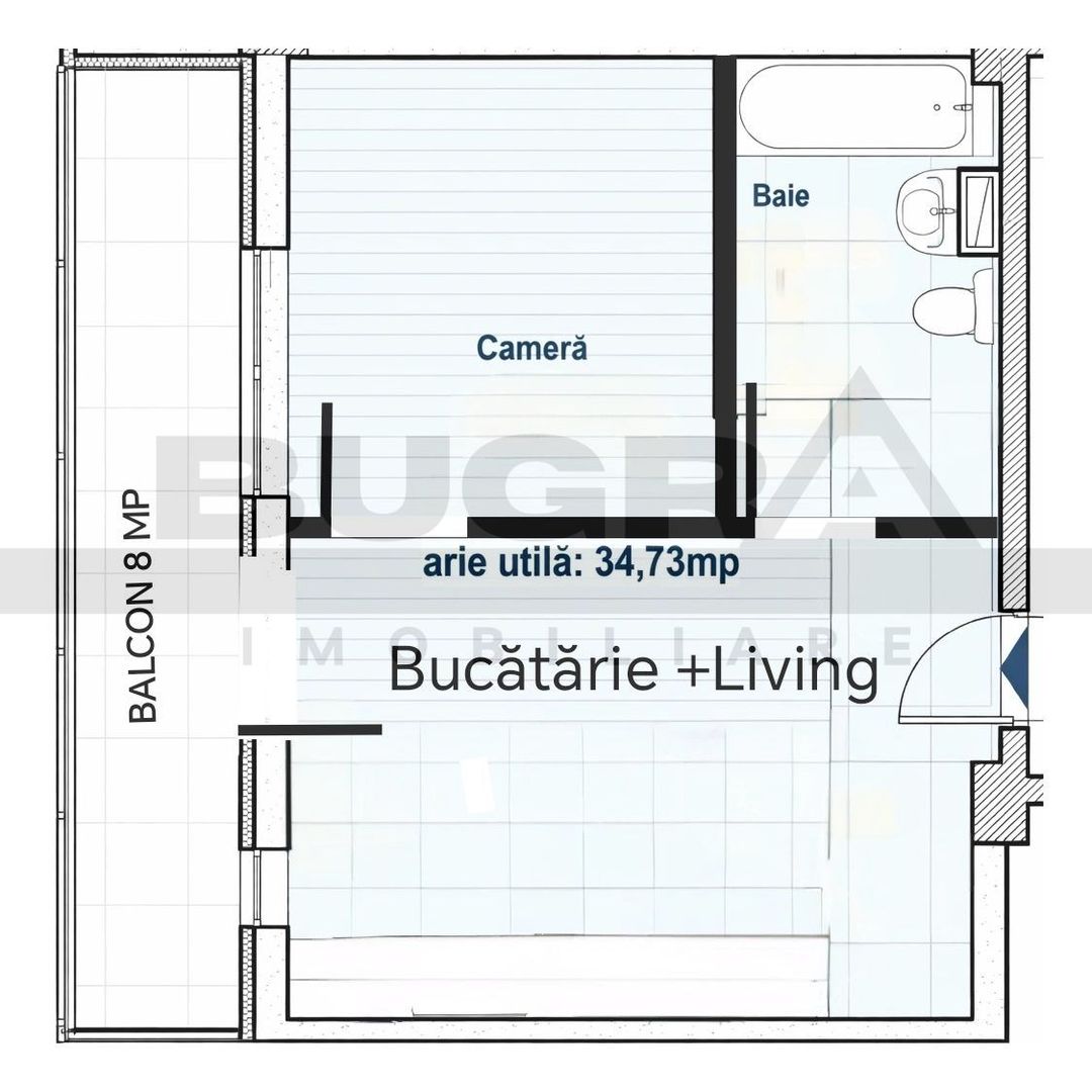 Apartament de 2 camere, modern, parcare, zona Restaurant Regal - Poză 1