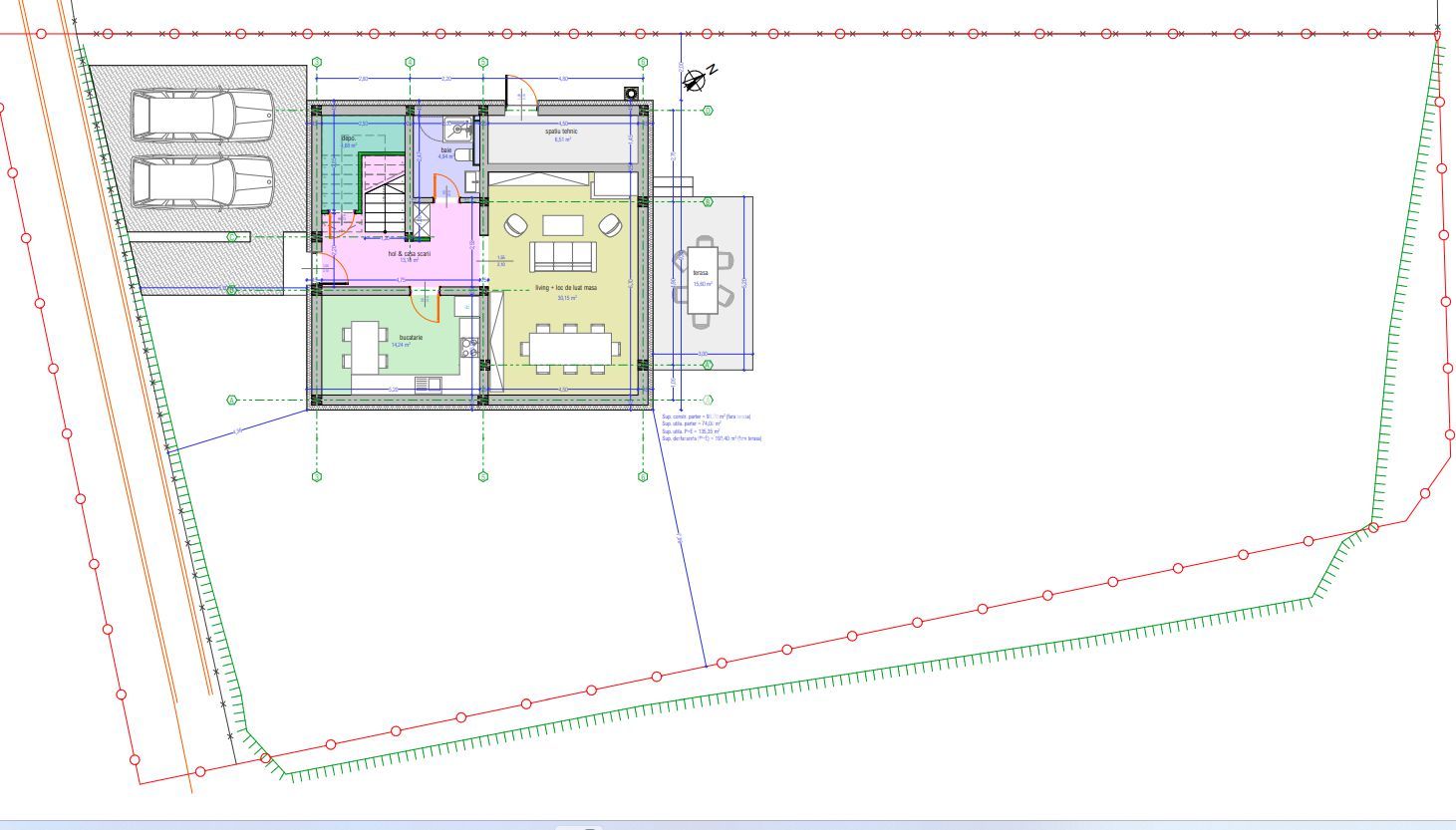 Casa individuala in Tocile Sibiu cu priveliste deosebita CLASA ENERGETICA - A - Schiță 7