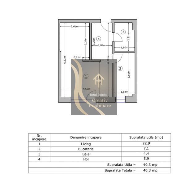 APARTAMENT TIP STUDIO 2 CAMERE MOBILIAT SI UTILAT CU GRADINA PROPRIE - Poză 15