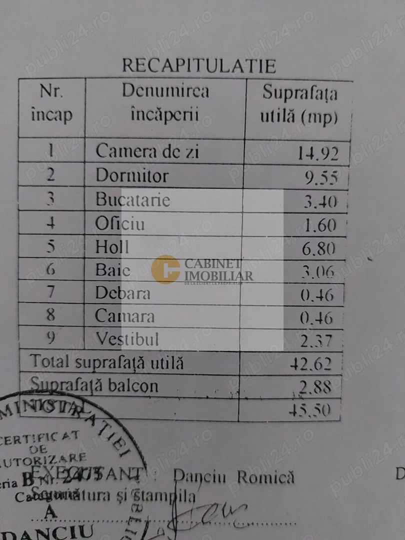 2 Camere - 46mp | Metrou Lujerului 3 min | et intermediar - Schiță 12