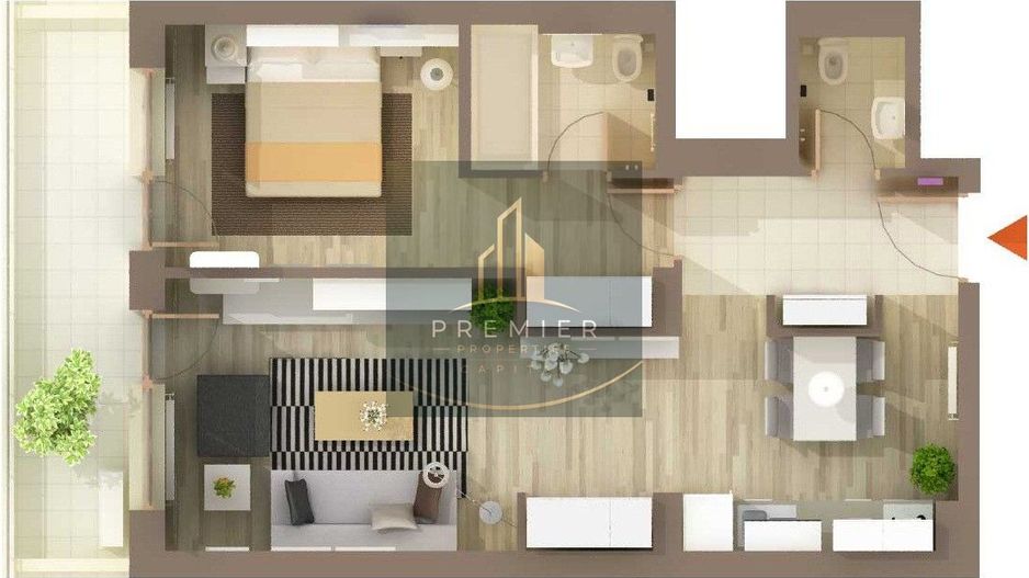 Iancu Nicolae zona Privighetorilor de inchiriat 2 camere - Poză 8