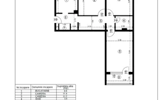 Apartament 3 camere, 72 mp, Alexandru Cel Bun, Iași - Poză 12