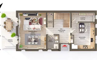 Casă individuală premium de vânzare în Șelimbăr – 650 mp teren - Schiță 25