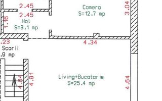 Apartament  2 camere,finisat la cheie, TVA inclus Selimbar, Comision 0 - Poză 6