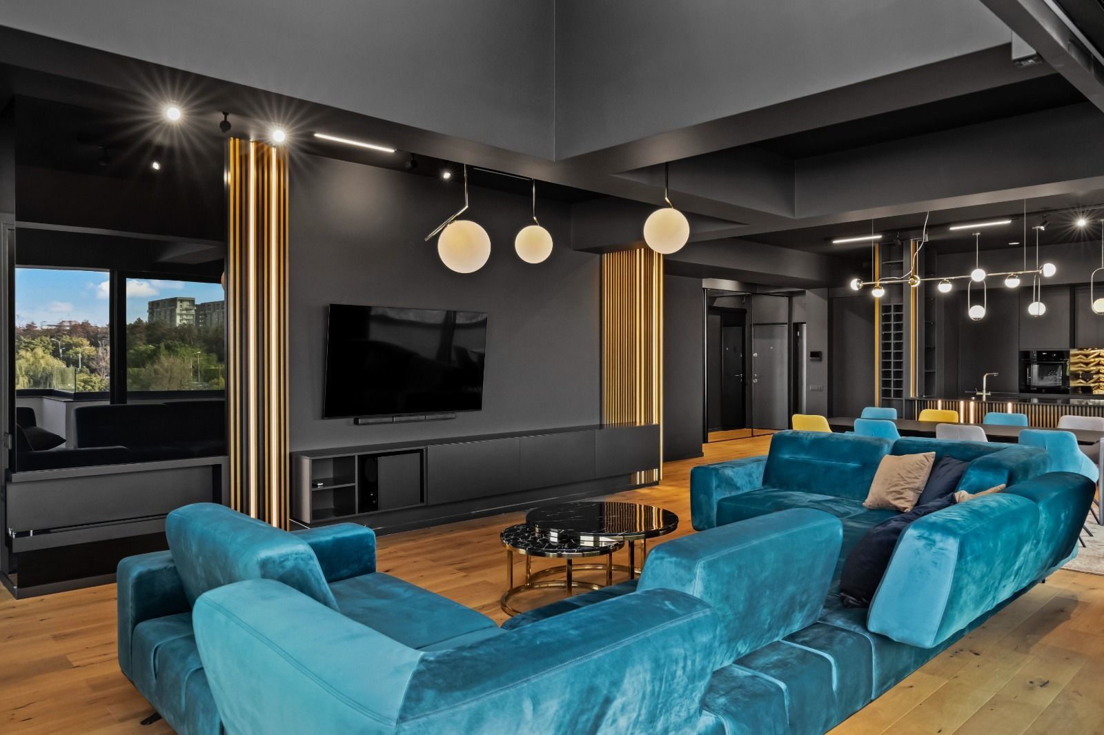 Apartament 3 camere lux | 140 mp | 33 mp terasă | Șos. Petricani - Schiță 3