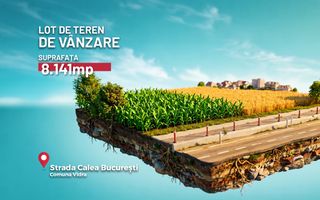 Teren vanzare, Berceni – Intrare Vidra, stradal Calea Bucuresti - Poză 1