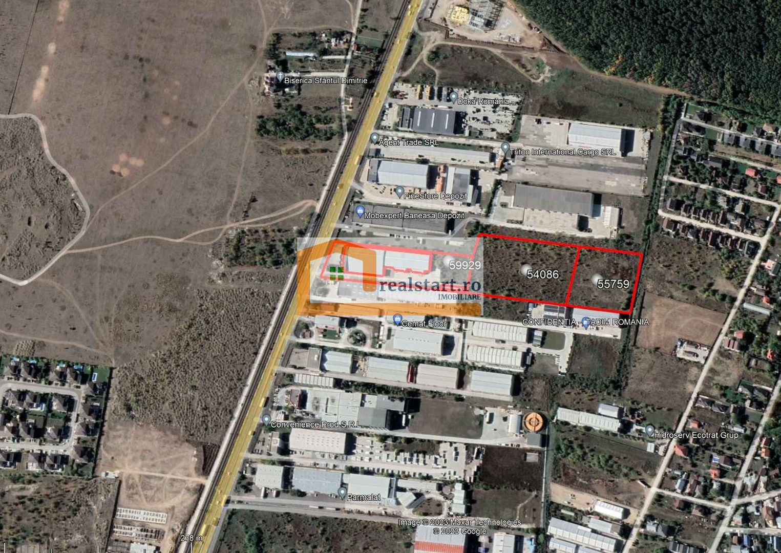 Pipera-Tunari, 37000mp teren deschidere 60ml la Centura Bucuresti - Poză 32