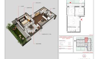 APARTAMENT NOU - 2 camere, parter, cu GRĂDINĂ, Complex LOGICENT; - Poză 1