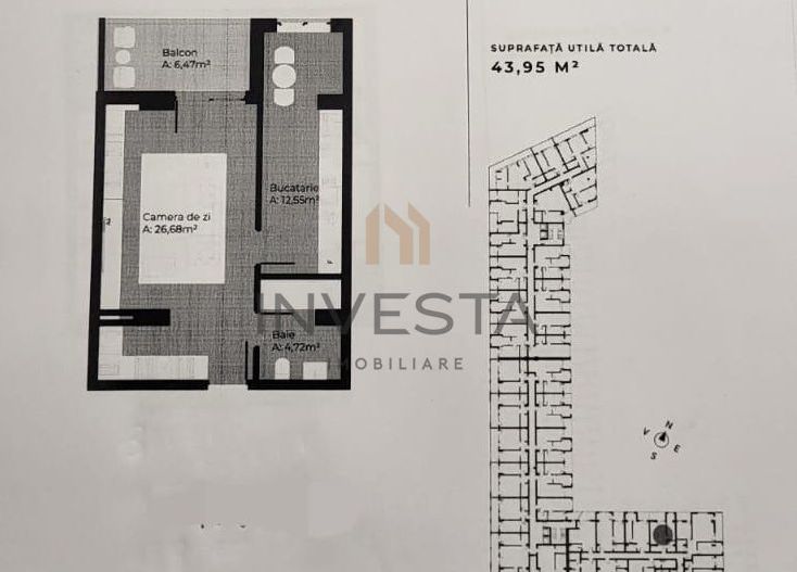 Oportunitate de investire! 43.97 pret 2600 euro mp! Cu cf august 2026! - Poză 4